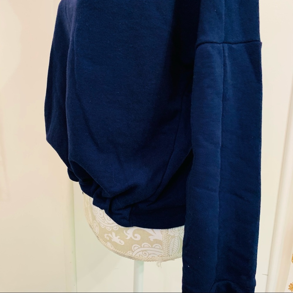 Fabletics Pullover Cinch Sweater Navy XS - Picture 5 of 9